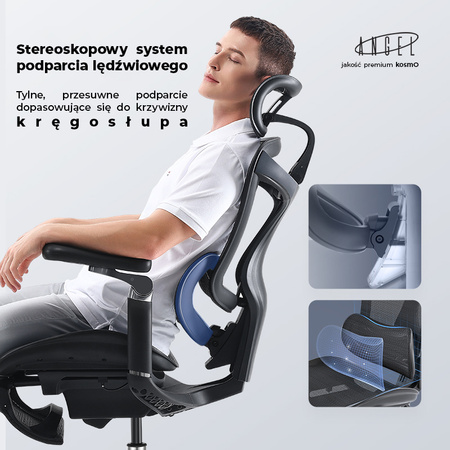 Fotel ergonomiczny ANGEL biurowy kosmO