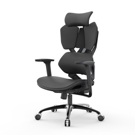 Fotel ergonomiczny gamingowy Angel Furia Black