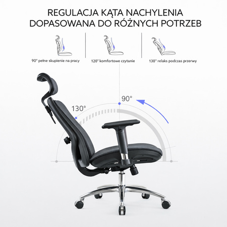 Fotel ergonomiczny ANGEL biurowy obrotowy kalistO