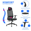 Fotel ergonomiczny ANGEL biurowy obrotowy Perun