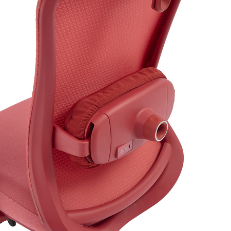 Fotel biurowy ergonomiczny ANGEL fizjO czerwony z funkcją masażu