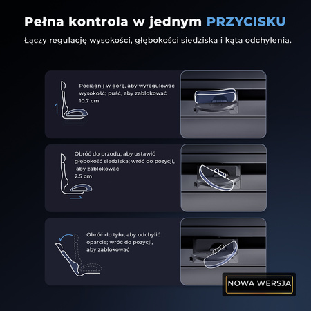 Fotel ergonomiczny ANGEL biurowy kosmO