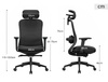 Fotel biurowy ergonomiczny ANGEL fizjO z funkcją masażu