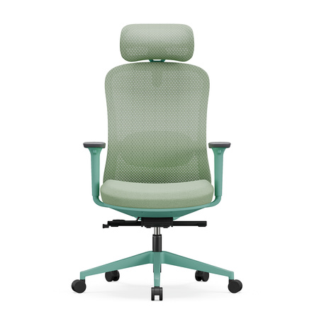 Fotel biurowy ergonomiczny ANGEL fizjO miętowy z funkcją masażu