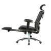 Fotel ergonomiczny ANGEL biurowy obrotowy eurOpa plus z podnóżkiem