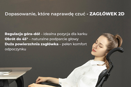 Fotel ergonomiczny ANGEL biurowy obrotowy kalistO