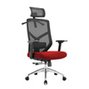 Fotel biurowy ergonomiczny Rosa czerwony ANGEL