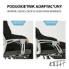 Fotel ergonomiczny ANGEL biurowy obrotowy Spino czarny