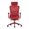 Fotel biurowy ergonomiczny ANGEL fizjO czerwony z funkcją masażu