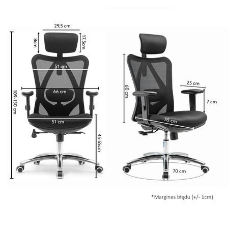 Fotel ergonomiczny ANGEL biurowy obrotowy eurOpa