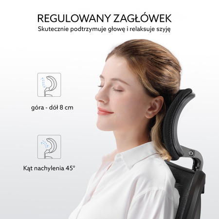 Fotel ergonomiczny ANGEL biurowy obrotowy eurOpa
