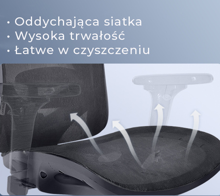 Fotel ergonomiczny ANGEL biurowy obrotowy kalistO